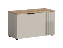 Sitzbank >Slide< in kaschmir - 80x48x36cm (BxHxT)