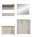 Garderoben-Set >Slide< in Evoke Oak - 175x190x36cm (BxHxT)