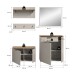 Garderoben-Set >Slide< in Evoke Oak - 175x190x36cm (BxHxT)