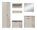 Garderoben-Set >Slide< in Evoke Oak - 250x190x36cm (BxHxT)