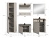 Garderoben-Set >Slide< in Evoke Oak - 250x190x36cm (BxHxT)