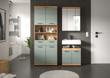 Badezimmer-Set >Scout< in Artisan Eiche / Salbei -...