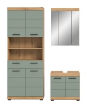 Badezimmer-Set >Scout< in Artisan Eiche / Salbei - 149x191x34cm (BxHxT)