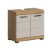 Waschbeckenunterschrank >Scout< in Evoak Oak / Kaschmir - 60x56x34cm (BxHxT)