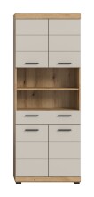 Hochschrank >Scout< in Evoak Oak / Kaschmir -...