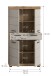 Midischrank >Scout< in Evoak Oak / Kaschmir - 74x141x31cm (BxHxT)