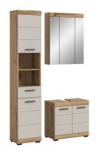Badezimmer-Set >Scout< in Evoak Oak / Kaschmir -...