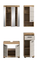 Badezimmer-Set >Scout< in Evoak Oak / Kaschmir - 112x191x34cm (BxHxT)