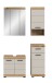 Badezimmer-Set >Scout< in Evoak Oak / Kaschmir - 112x191x34cm (BxHxT)