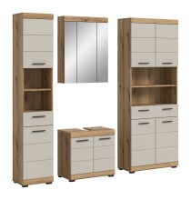Badezimmer-Set >Scout< in Evoak Oak / Kaschmir -...