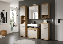Badezimmer-Set >Scout< in Evoak Oak / Kaschmir -...