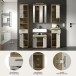 Badezimmer-Set >Scout< in Evoak Oak / Kaschmir - 164x191x34cm (BxHxT)