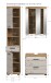 Badezimmer-Set >Scout< in Evoak Oak / Kaschmir - 112x191x34cm (BxHxT)