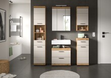 Badezimmer-Set >Scout< in Evoak Oak / Kaschmir -...