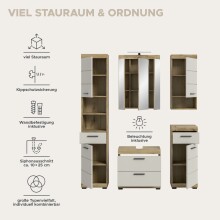 Badezimmer-Set >Scout< in Evoak Oak / Kaschmir - 164x191x34cm (BxHxT)