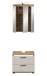 Badezimmer-Set >Scout< in Evoak Oak / Kaschmir - 60x191x34cm (BxHxT)