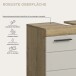 Badezimmer-Set >Scout< in Evoak Oak / Kaschmir - 149x191x34cm (BxHxT)