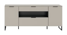 Sideboard >Noida< in kaschmir - 80x185x41cm (BxHxT)