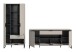 Wohnwand >Noida< in kaschmir - 240x192x41cm (BxHxT)
