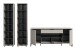 Wohnwand >Noida< in kaschmir - 305x192x41cm (BxHxT)