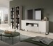 Wohnwand >Noida< in kaschmir - 305x192x41cm (BxHxT)