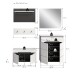 Garderoben-Set >Canu< in Basalt Grau / Weiß - 175x190x37cm (BxHxT)