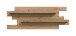 Wandboard >Canu< in Basalt Grau / Artisan - 67x184x19cm (BxHxT)