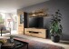 Wohnzimmer-Set >Canu< in Basalt Grau / Artisan - 280x190x44cm (BxHxT)