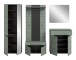 Garderoben-Set >Canu< in Basalt Grau / Smoke Green - 255x190x37cm (BxHxT)