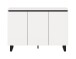 Sideboard >Tomasa< in Weiß - 120x84x36cm (BxHxT)