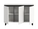 Sideboard >Tomasa< in Weiß - 120x84x36cm (BxHxT)