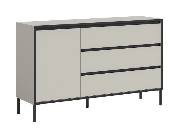 Sideboard >Tron< in kaschmir - 136x83x38cm (BxHxT)