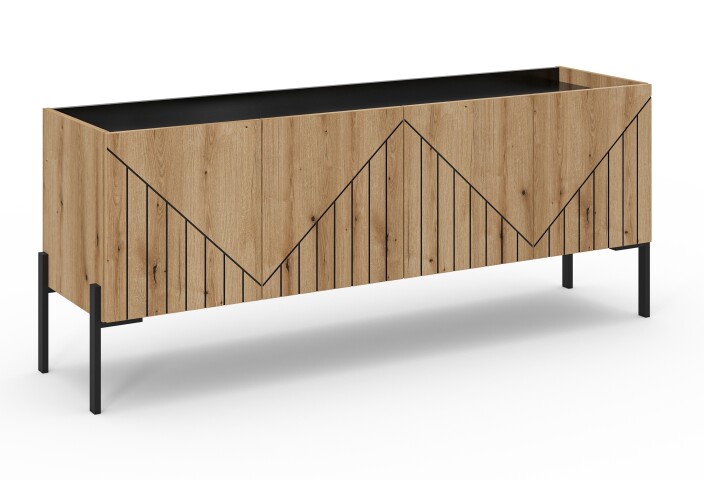 Lowboard >Neo< in Evoke Oak - 153x62x40cm (BxHxT)