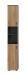 Hochschrank >Mone< in Basalt / Artisan Oak - 30x192x30cm (BxHxT)