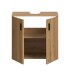 Waschbeckenunterschrank >Mone< in artisan oak - 60x59x30cm (BxHxT)