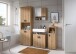 Badezimmerspiegelschrank >Mone< in artisan oak - 60x55x17cm (BxHxT)
