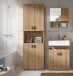 Badezimmer-Set >Mone< in artisan oak - 135x192x30cm (BxHxT)
