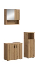 Badezimmer-Set >Mone< in artisan oak - 105x180x30cm (BxHxT)
