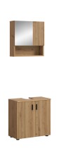 Badezimmer-Set >Mone< in artisan oak - 60x180x30cm...
