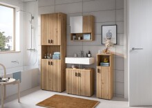 Badezimmer-Set >Mone< in artisan oak - 60x180x30cm (BxHxT)