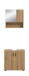 Badezimmer-Set >Mone< in artisan oak - 60x180x30cm (BxHxT)