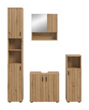 Badezimmer-Set >Mone< in artisan oak - 150x192x30cm (BxHxT)