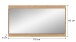 Spiegel >Drive< in artisan oak - 60x110x6cm (BxHxT)