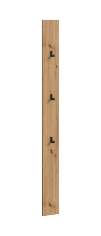 Garderobenpaneel >Drive< in artisan oak - 160x13x6cm (BxHxT)
