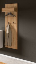 Garderobenpaneel >Drive< in artisan oak - 160x50x6cm (BxHxT)