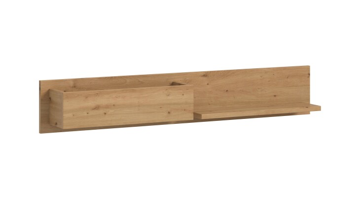Hängeregal >Drive< in artisan oak - 19x110x16cm (BxHxT)