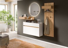 Spiegel >Drive< in artisan oak - 70x70x6cm (BxHxT)