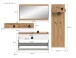 Garderoben-Set >Drive< in Weiß - 192x205x32cm (BxHxT)