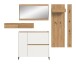 Garderoben-Set >Drive< in Weiß - 192x236x32cm (BxHxT)