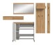 Garderoben-Set >Drive< in Weiß - 192x236x32cm (BxHxT)